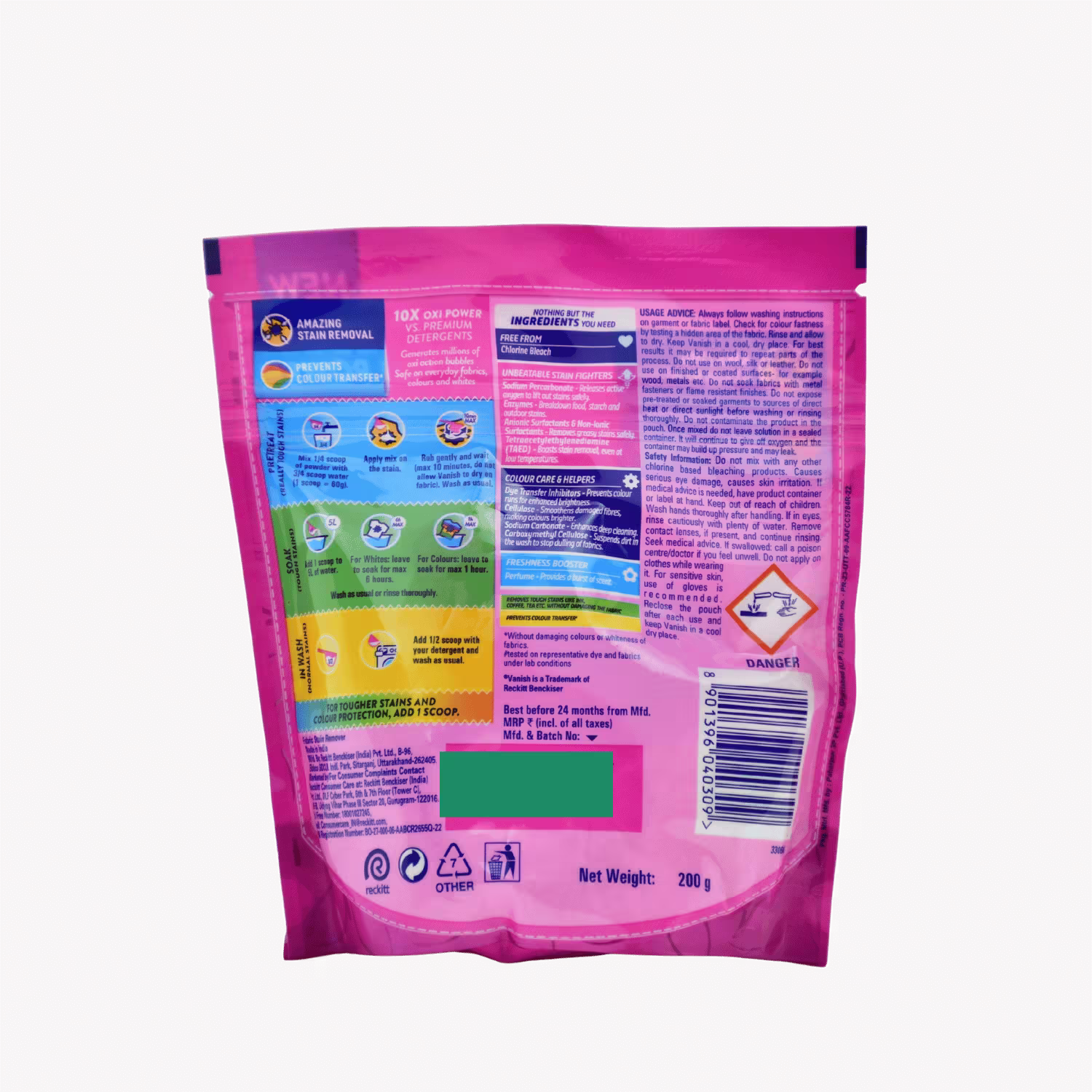 Vanish Oxi Action Basket Deliveries