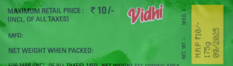 Vidhi Big Bar Basket Deliveries