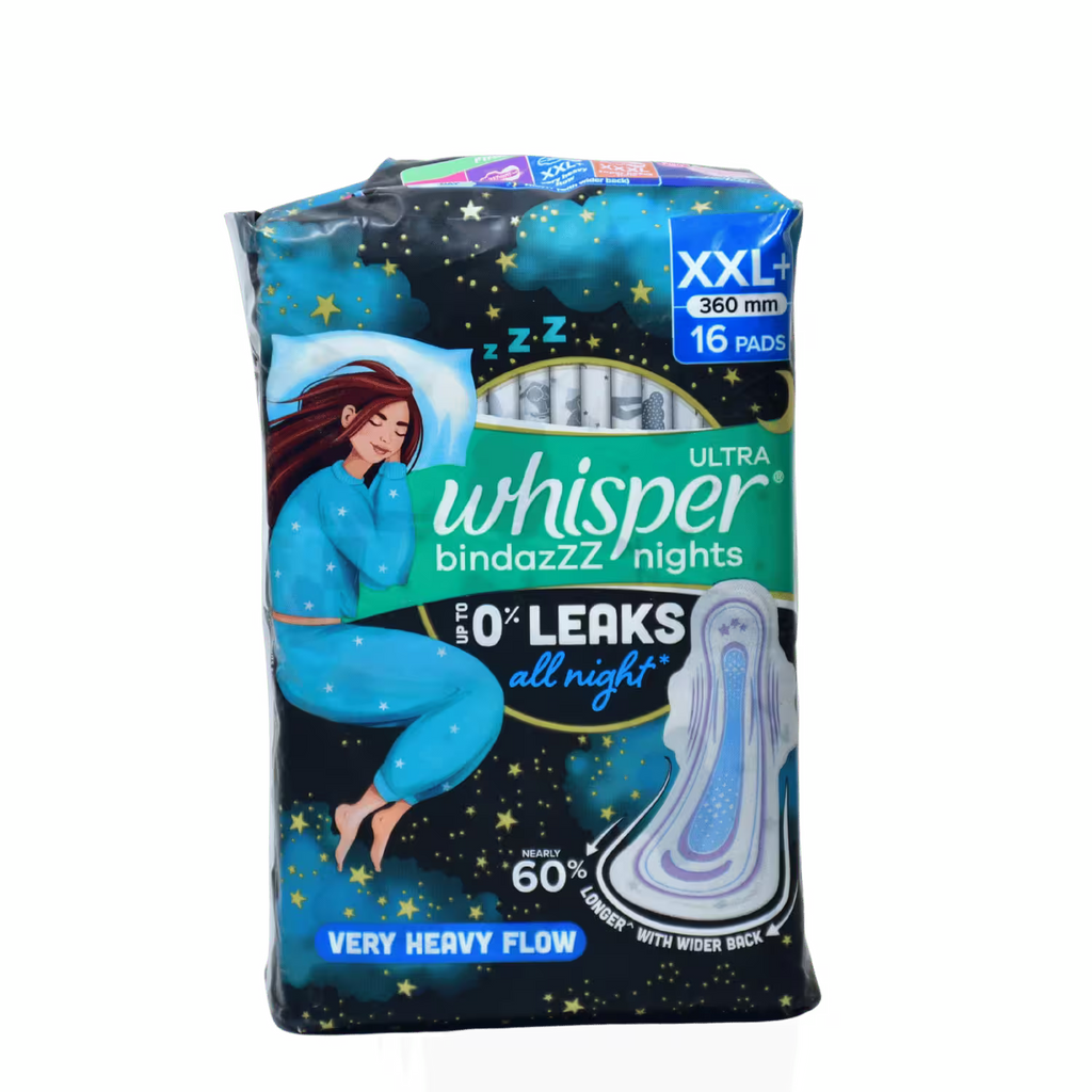 Whisper Bindazz XXL 16 Pads Basket Deliveries