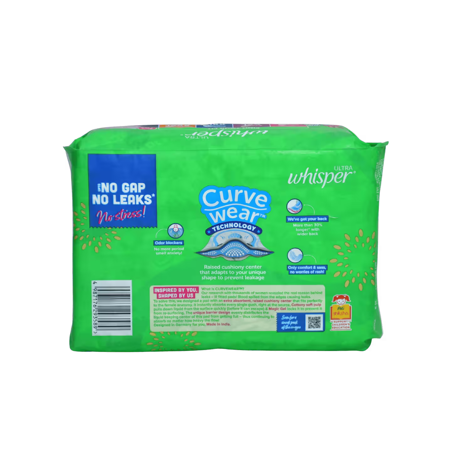 Whisper XL 30 Pads Basket Deliveries