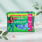 Whisper XL 30 Pads Basket Deliveries