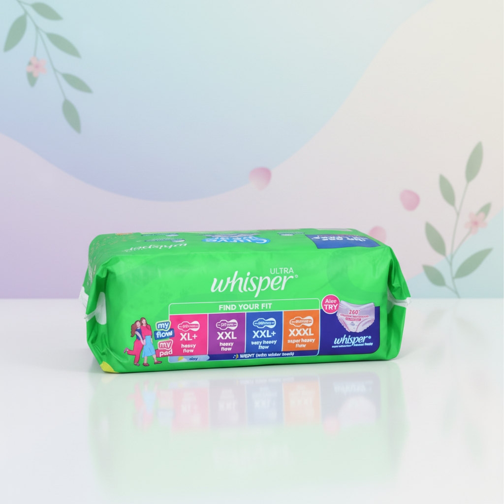 Whisper XL 30 Pads Basket Deliveries