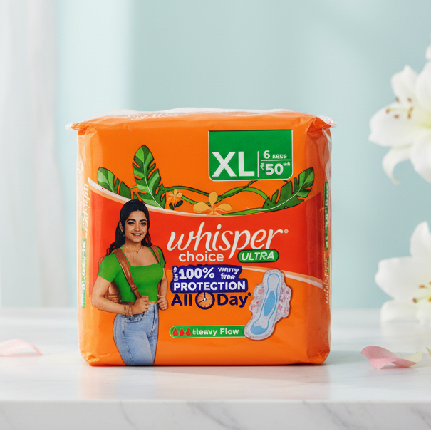 Whisper XL 6 Pads Basket Deliveries