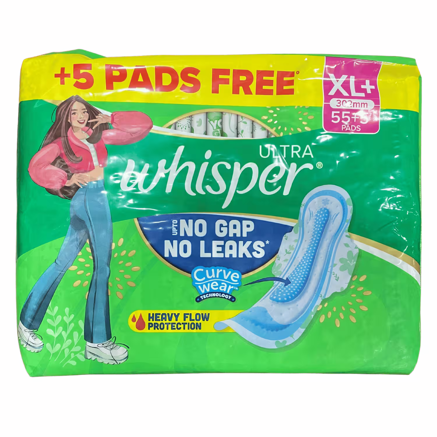 Whisper XL 60 Pads Basket Deliveries