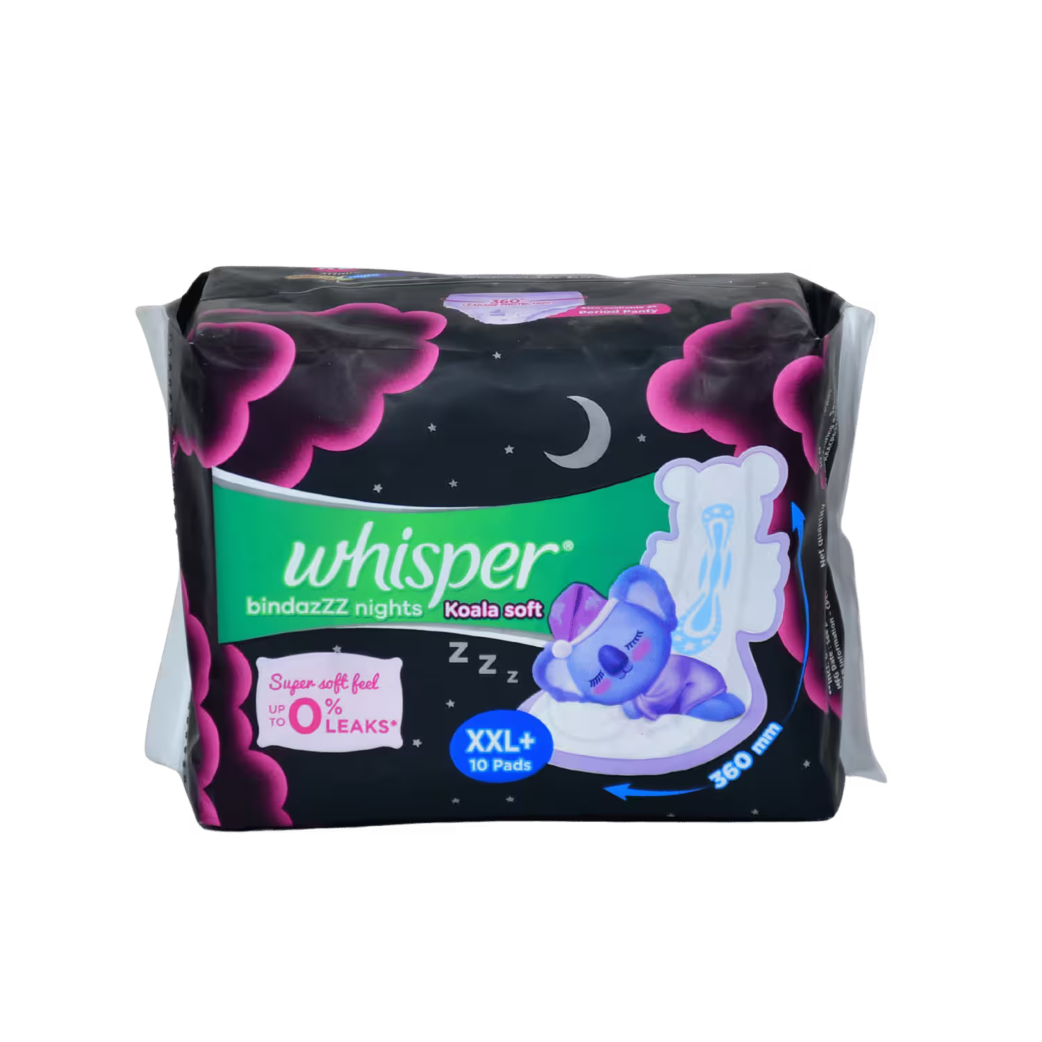 Whisper XXL 10 Pads Basket Deliveries