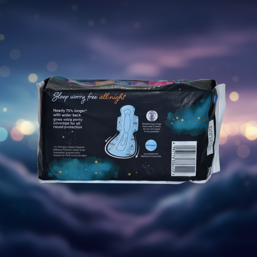 Whisper XXXL 10 Pads Basket Deliveries