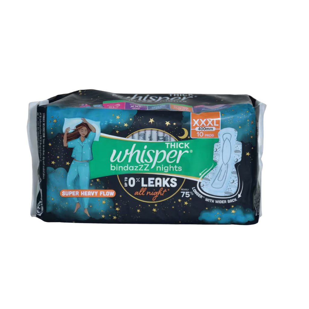 Whisper XXXL 10 Pads Basket Deliveries